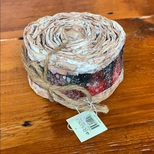 🌲 72” Frosted Birch/Plaid Garland